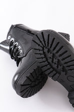 Black Leather Boots for kids - ARIA KIDS