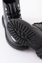 Black Leather Boots for kids - ARIA KIDS