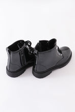 Black Leather Boots for kids - ARIA KIDS