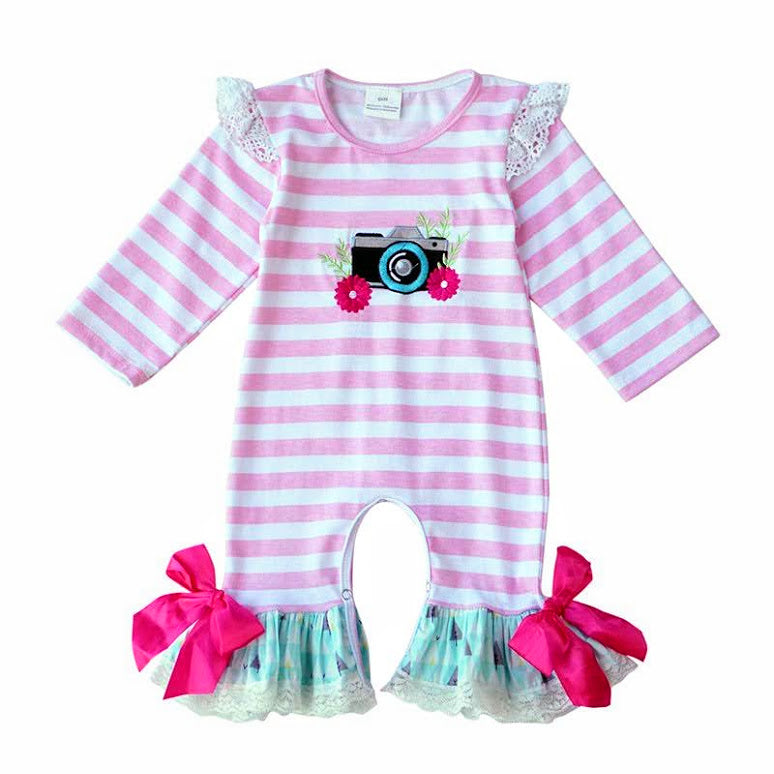 The Heather Vintage Romper - ARIA KIDS