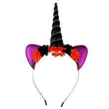 Halloween Unicorn Floral Headband - ARIA KIDS