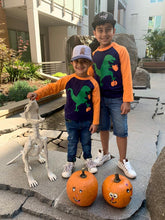Dinosaur Orange Pumpkin Shirt - ARIA KIDS