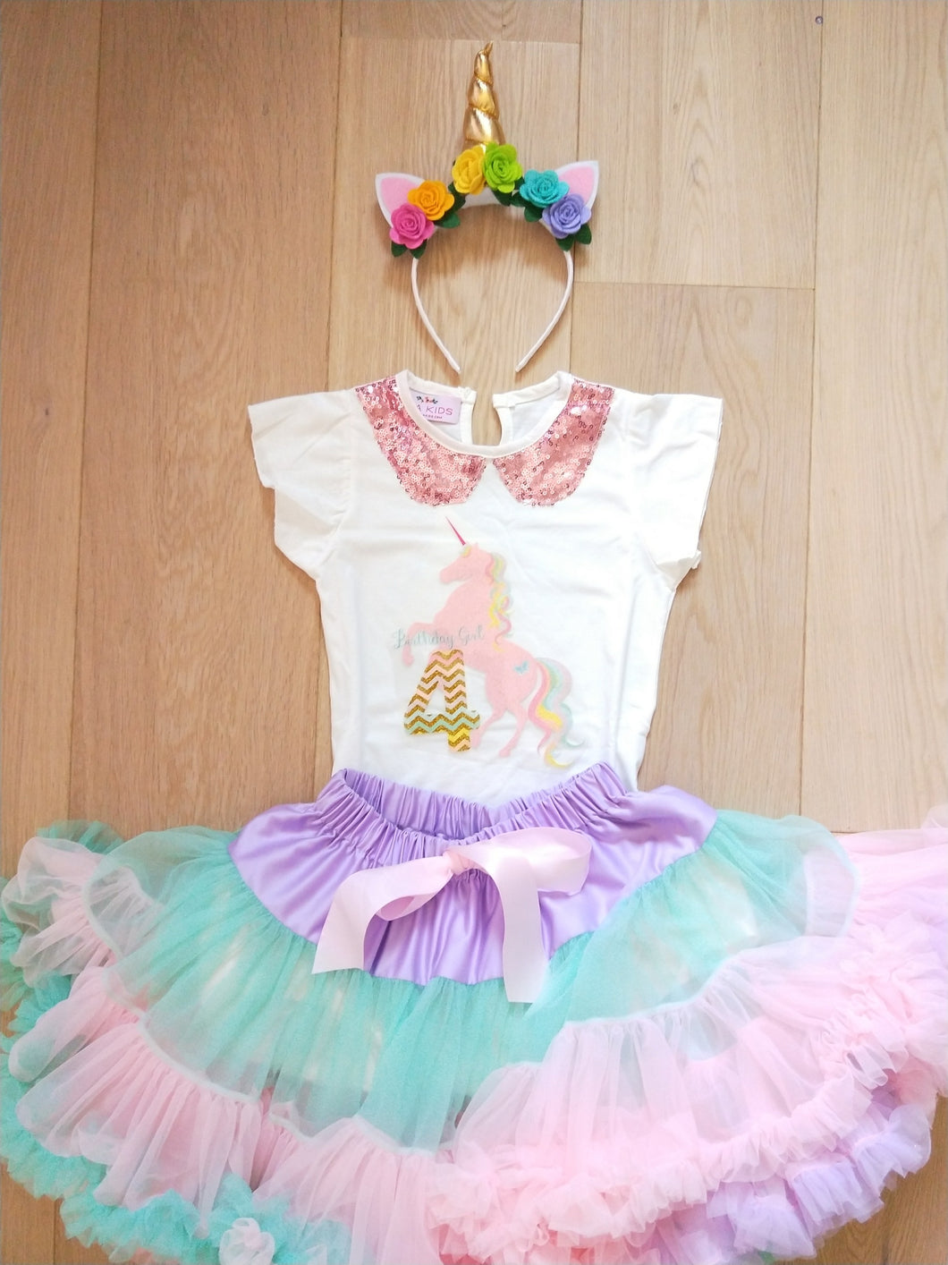 Unicorn Birthday Outfit - Custom order ARIA KIDS Unicorn Birthday Outfit - Custom order ARIA KIDS