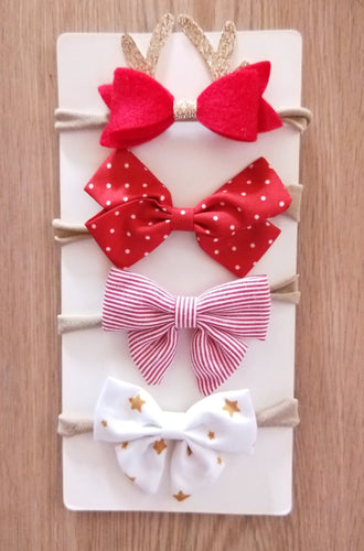 Baby Soft Headbands 4-Piece Gift Set - ARIA KIDS