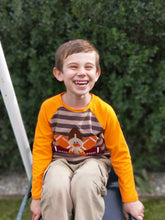 WHOLESALE CLEARANCE BUNDLE - Boys Football Turkey Thanksgiving Stripe Raglan Shirt - ARIA KIDS