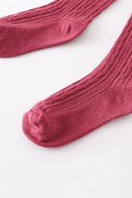 Rose knit knee high sock - ARIA KIDS