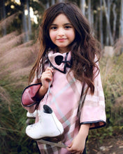 Aria Girls Collared Plaid Poncho Mystery Bag - 2 items - ARIA KIDS