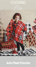 Aria Girls Collared Plaid Poncho Mystery Bag - 2 items - ARIA KIDS