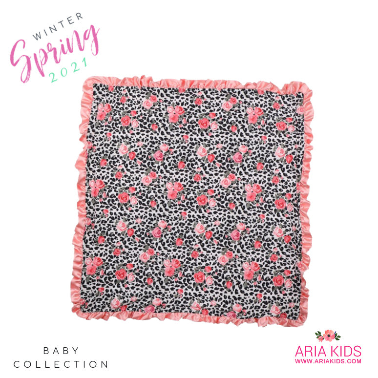 Pink leopard hotsell baby blanket