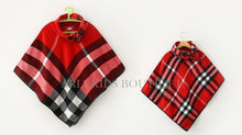 WHOLESALE BUNDLE - Girls 5" Buffalo Plaid Red & Black & White Hair Bow Clip for Fall/Holiday/Christmas - ARIA KIDS