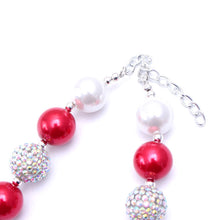 "Robin" Mommy and Me Chunky Necklace Christmas Gift in Red - ARIA KIDS