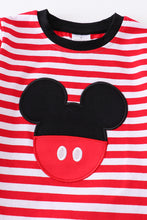Red stripe mouse applique shorts set - ARIA KIDS