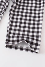 Teal pumpkin plaid pants set - ARIA KIDS
