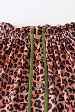 Green leopard lucky skirt bell girl set - ARIA KIDS