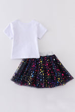 July 4th "USA" print skirt suit