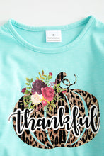Thanksgiving pumpkin leopard sequin pants set