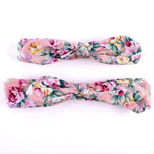 WHOLESALE BUNDLE - Mauve Pink Floral Mommy & Me Headband 2-Pc Set - ARIA KIDS