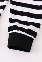 White snowman stripe pajamas set - ARIA KIDS