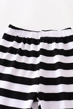 White snowman stripe pajamas set - ARIA KIDS