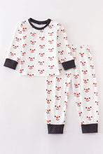 White snowman print pajamas set - ARIA KIDS