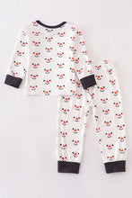 White snowman print pajamas set - ARIA KIDS
