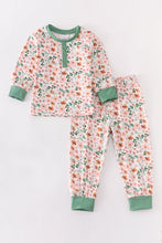 Green floral pajamas set - ARIA KIDS