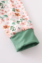 Green floral pajamas set - ARIA KIDS