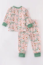 Green floral pajamas set - ARIA KIDS