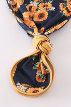 Navy sunflowers sleep sack wearable blanket - ARIA KIDS