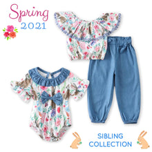 Bunny Ruffle Top & Denim Pants Set - ARIA KIDS