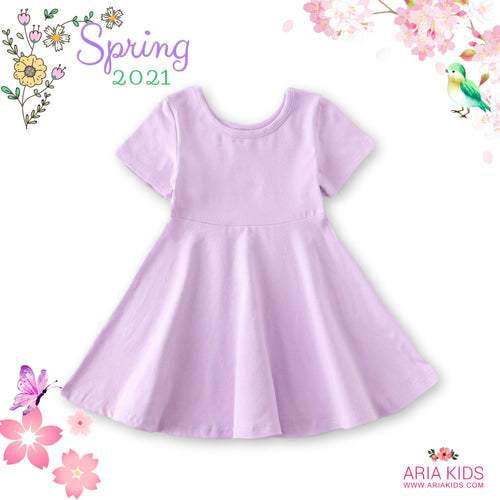 Jayna Lilac Twirl Dress - ARIA KIDS