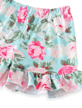 Candy Pink Stripes Top & Floral Shorts Set - ARIA KIDS