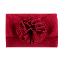 Baby Bow knit Head Band Hair Wrap Flower Multicolor - ARIA KIDS