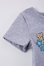 Grey "USA" print baby romper - ARIA KIDS