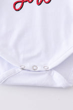 White "america girl" baby skirt set
