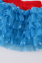 White "america girl" baby skirt set