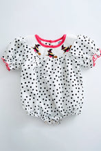 Polkadot witch smocked baby romper - ARIA KIDS