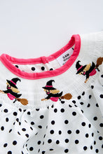 Polkadot witch smocked baby romper - ARIA KIDS