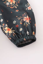 Fox floral smocked baby romper - ARIA KIDS