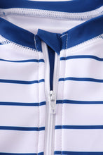 Blue stripe boy swimsuit