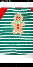Ginger Bread Man Striped Raglan Shirt - ARIA KIDS