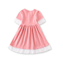 Lia Pink & White Lace Dress - ARIA KIDS