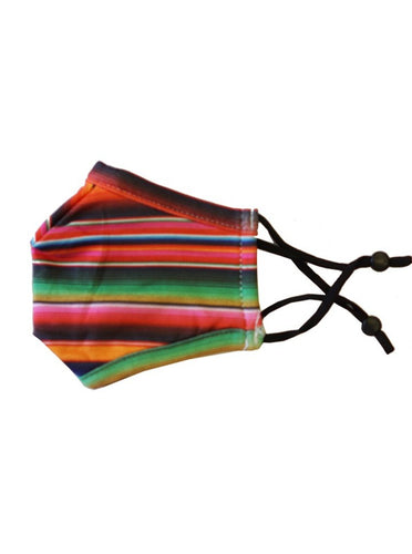 Serape Stripe Girls Face Mask - ARIA KIDS