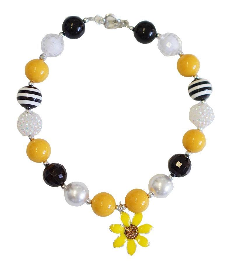 Sunflower Pendant Chunky Necklace - ARIA KIDS