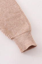 Tan round neck sweater