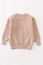 Tan round neck sweater