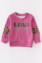 Pink leopard mommy & me top - ARIA KIDS