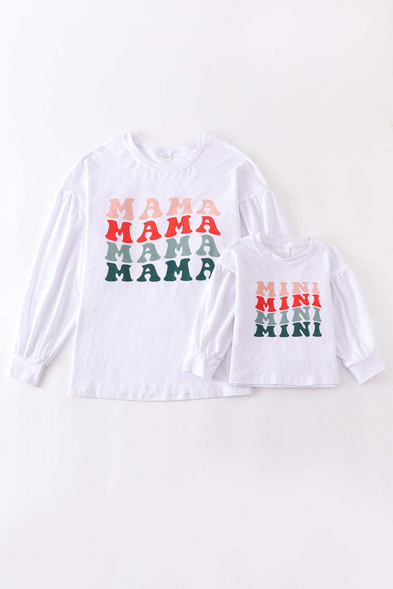 Mama Mini shirt  mommy&me - ARIA KIDS