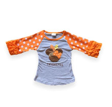 WHOLESALE CLEARANCE BUNDLE - Thankful Orange Minnie Raglan Shirt - ARIA KIDS