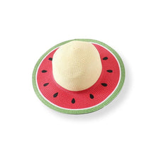 Watermelon Round Summer Hat for Girls - ARIA KIDS